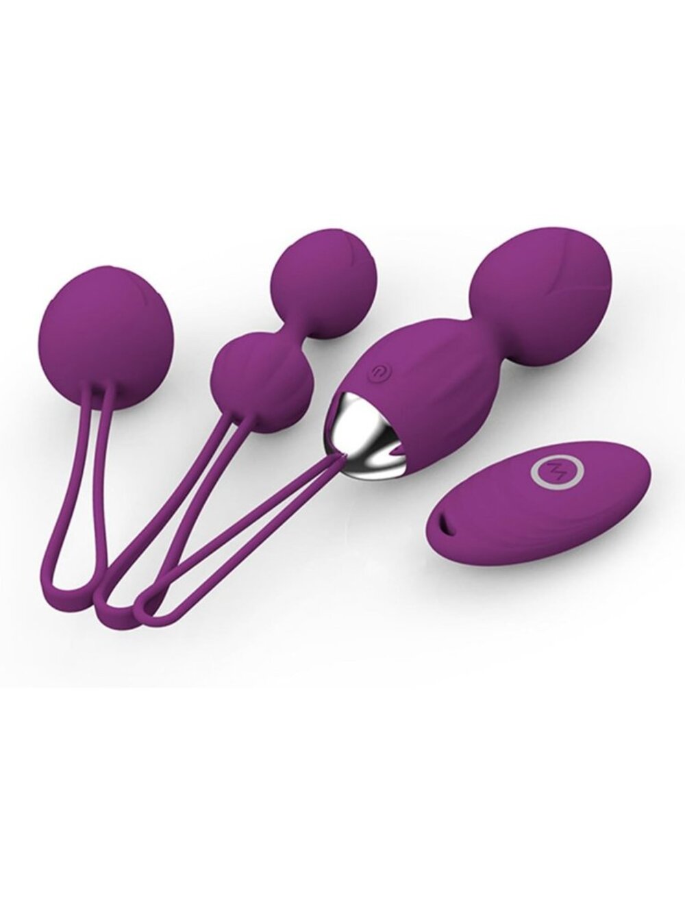 Kegel Exercise Balls Set - 3 Silicone Massage Balls for Women's Pelvic Floor